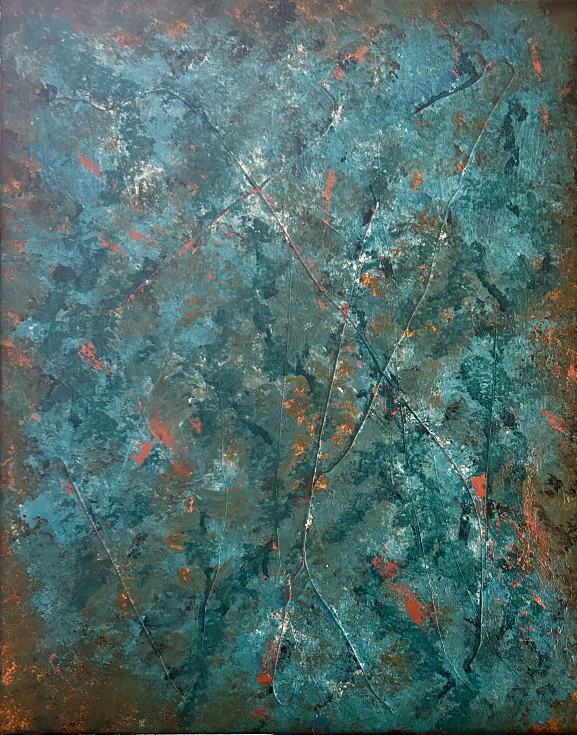 Entropy - 18”x 24”x 5/8” - Acrylic on Canvas- $1200